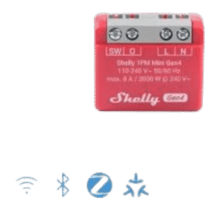 Mini Interruptor inteligente Wi-Fi 2.4 / medicion de consumo, /1 canal 8A 110-240 / compatible con asistentes de voz